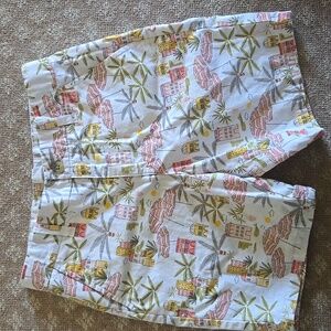 Janie And Jack Pink Vacation Print Shorts 7
